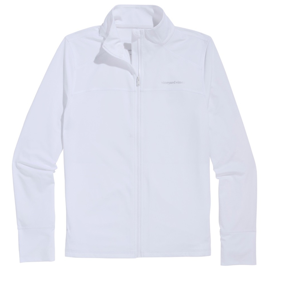 White Full Zip Jacket